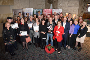 Dr Kelleher alongside her fellow winners at the 2016 Ballarat Heritage Awards